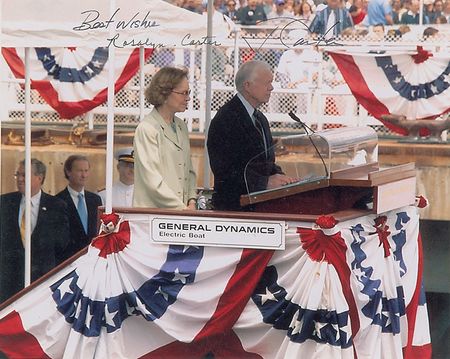 Lot #19 Jimmy and Rosalynn Carter Signed