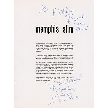 Lot #1026 Memphis Slim - Image 2