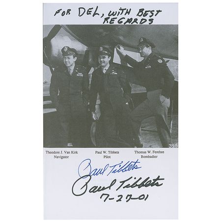 Lot #409 Enola Gay: Tibbets and Sweeney - Image 3