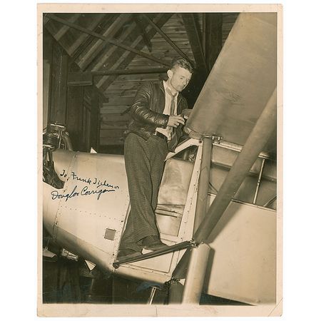 Lot #516 Douglas ?Wrong Way? Corrigan Signed Photographs - Image 1
