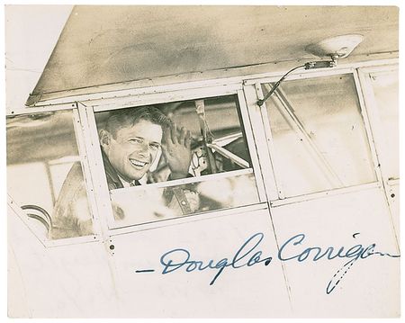 Lot #516 Douglas ?Wrong Way? Corrigan Signed Photographs - Image 2