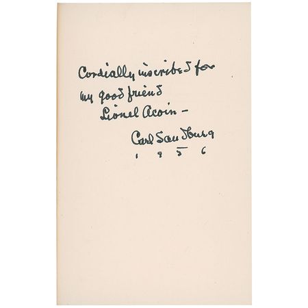 Lot #681 Carl Sandburg Book - Image 1