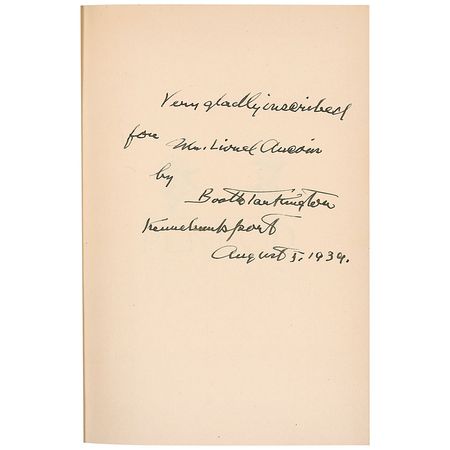 Lot #699 Booth Tarkington Book - Image 1