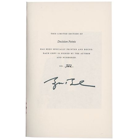 Lot #15 George W. Bush Book