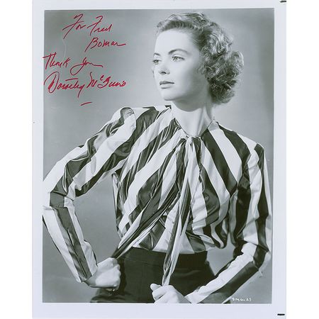 Lot #1423 Dorothy McGuire Signed Photographs - Image 2