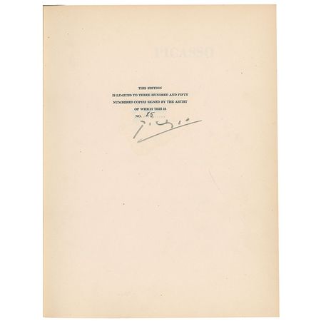Lot #667 Pablo Picasso Book - Image 1