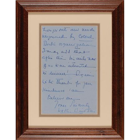 Lot #228 Duke and Duchess of Windsor: The Duke and Duchess of Windsor credit an ally hospital in the midst of World War II - Image 2
