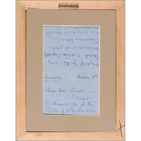 Lot #228 Duke and Duchess of Windsor: The Duke and Duchess of Windsor credit an ally hospital in the midst of World War II - Image 3