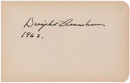 Lot #1 American Presidents and Notables: