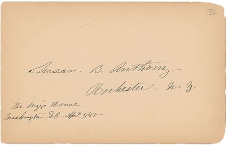 Lot #1 American Presidents and Notables: Spectacular autograph album compiled by a Texas oil baron and theater owner containing 12 presidents along with Susan B. Anthony, Clara Barton, John J. Pershing, and Richard Gatling - Image 14