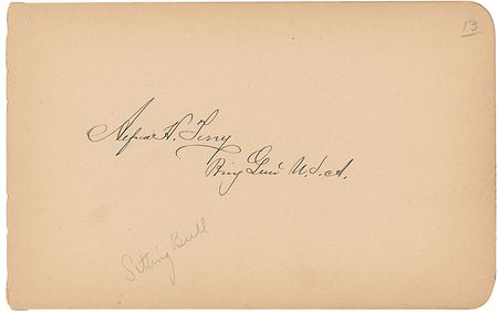Lot #1 American Presidents and Notables: Spectacular autograph album compiled by a Texas oil baron and theater owner containing 12 presidents along with Susan B. Anthony, Clara Barton, John J. Pershing, and Richard Gatling - Image 19