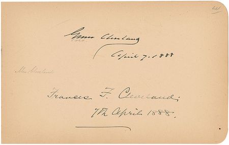 Lot #1 American Presidents and Notables: Spectacular autograph album compiled by a Texas oil baron and theater owner containing 12 presidents along with Susan B. Anthony, Clara Barton, John J. Pershing, and Richard Gatling - Image 2