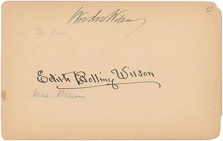 Lot #1 American Presidents and Notables: Spectacular autograph album compiled by a Texas oil baron and theater owner containing 12 presidents along with Susan B. Anthony, Clara Barton, John J. Pershing, and Richard Gatling - Image 8