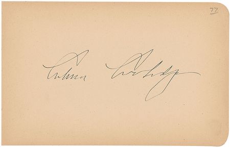 Lot #1 American Presidents and Notables: Spectacular autograph album compiled by a Texas oil baron and theater owner containing 12 presidents along with Susan B. Anthony, Clara Barton, John J. Pershing, and Richard Gatling - Image 9