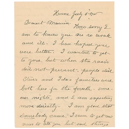 Lot #170 Clara Barton Handwritten Letter Signed - Image 1