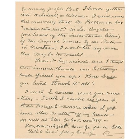 Lot #170 Clara Barton Handwritten Letter Signed - Image 2