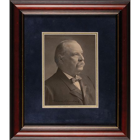 Lot #21 Grover Cleveland Signed Photograph