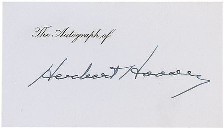 Lot #58 Herbert and Lou Henry Hoover - Image 1