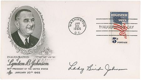 Lot #62 Lady Bird Johnson and Barbara Bush - Image 2