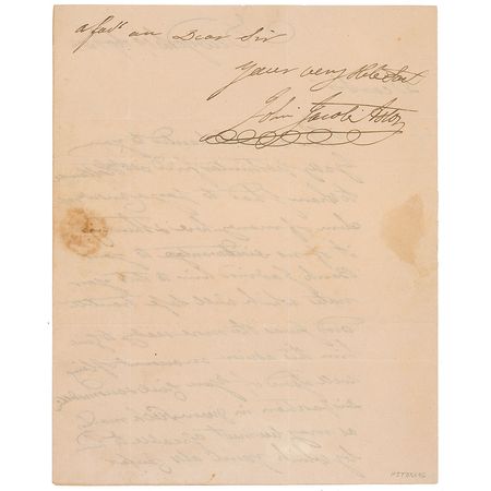 Lot #159 John Jacob Astor: Early financial letter from the Astor patriarch - Image 2