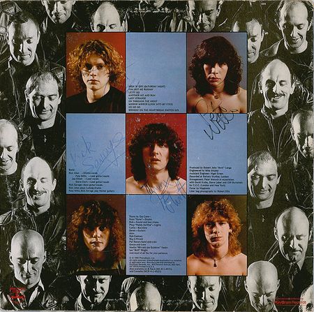 Lot #895 Def Leppard: Twice signed original Def Leppard line-up?including Steve Clark and Pete Willis - Image 1