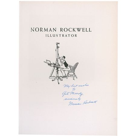 Lot #677 Norman Rockwell Book - Image 1