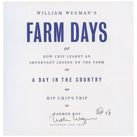 Lot #709 William Wegman - Image 1