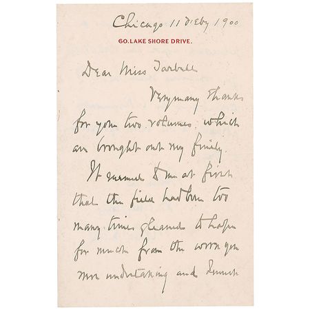 Lot #300 Robert Todd Lincoln: “It seemed to me at first that the field had been too many times gleaned to hope for much from the work you were undertaking” - Image 1