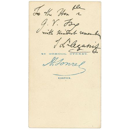 Lot #155 Louis Agassiz: Inscribed to Lincoln’s Assistant Secretary of the Navy - Image 2