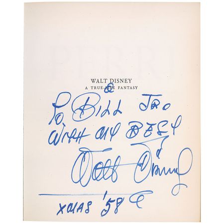 Lot #554 Walt Disney Book - Image 1