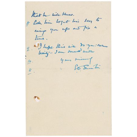 Lot #350 Ernest Dunlop Swinton Handwritten Letter Signed - Image 3