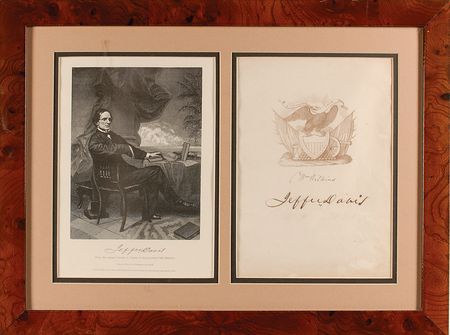 Lot #178 Jefferson Davis Engraving - Image 1
