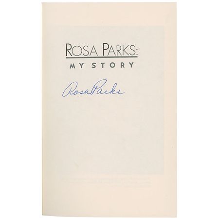 Lot #262 Rosa Parks Book - Image 1