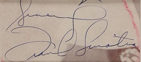 Lot #711 Frank Sinatra Signature - Image 2