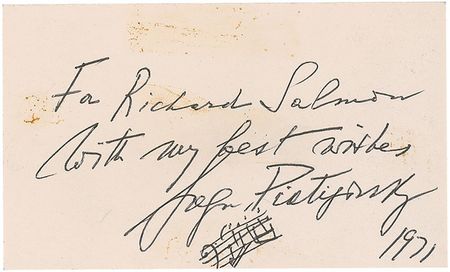 Lot #644 Cellists: Piatigorsky and Rostropovich Group Lot - Image 1