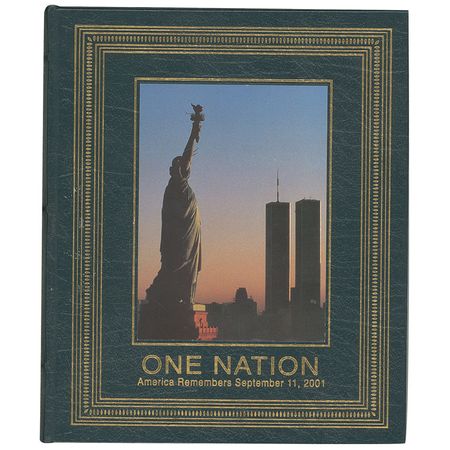 Lot #154 9/11: Over 50 officials honor the memory of 9/11 in a collector?s edition book, including Bush, Guiliani, Bloomberg, and three other former commanders-in-chief - Image 9