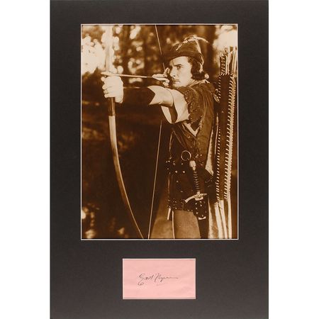 Lot #965 Errol Flynn Signature - Image 1