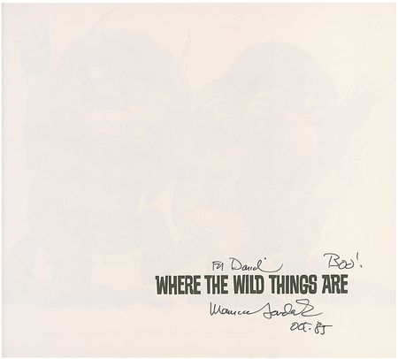 Lot #512 Maurice Sendak Book - Image 1