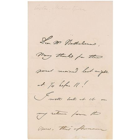 Lot #594 Michael Costa - Image 1