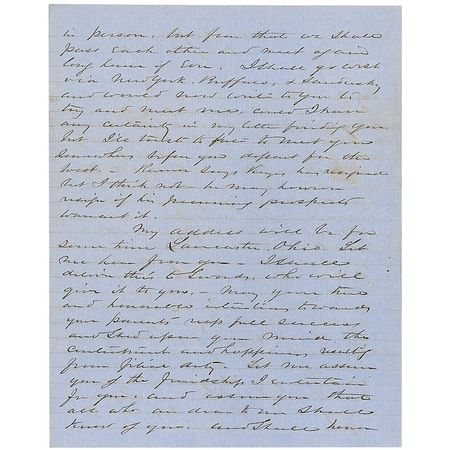 Lot #348 William T. Sherman: Despite his disappointment of his friend missing his wedding, Sherman sends a Signet ring as “a symbol, not a measure of my respect” - Image 2