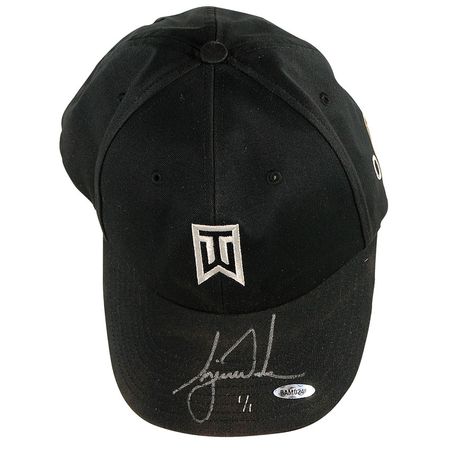 Lot #1519 Tiger Woods: One-of-a-kind Woods tournament worn hat - Image 1