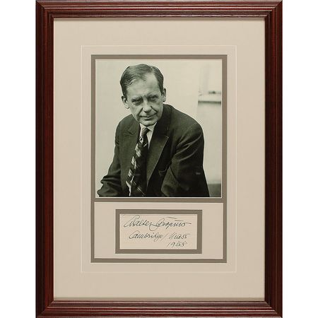 Lot #453 Walter Gropius Signature - Image 1