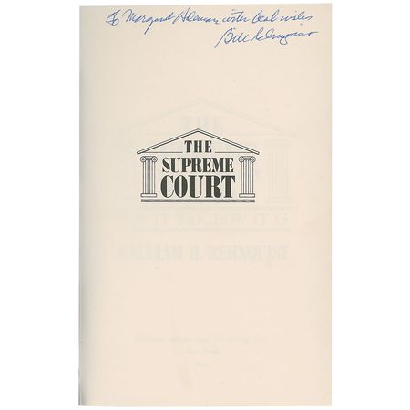 Lot #287 Supreme Court: Rehnquist and Breyer - Image 3