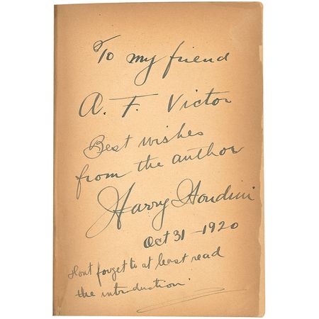 Lot #993 Harry Houdini: Houdini exposes famed magician Houdin, toppling an early idol and the inspiration for his stage name - Image 1