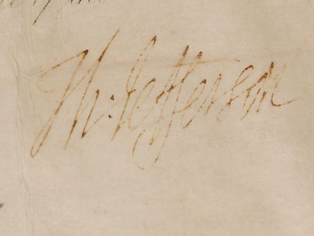 Lot #64 Thomas Jefferson: Jefferson naval appointment for a surgeon who would serve on the Constitution - Image 2