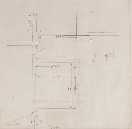 Lot #537 Frank Lloyd Wright: A stunning original blueprint of the masterwork, Fallingwater, accompanied by a letter in which Wright fumes about its construction - Image 6