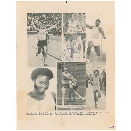 Lot #1479 Steve Prefontaine: Signed program from Prefontaine?s record-breaking Sunkist meet - Image 2