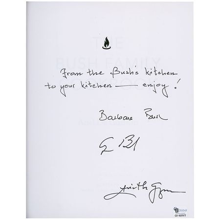 Lot #16 George and Barbara Bush Book
