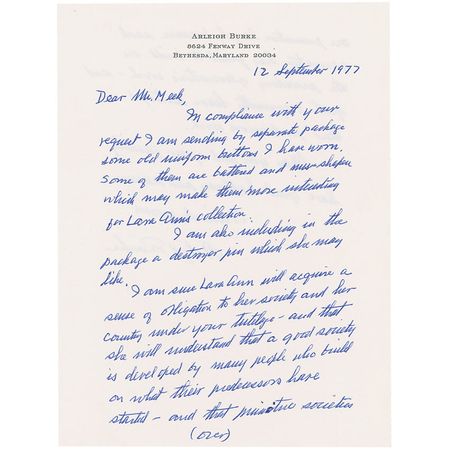 Lot #309 Arleigh Burke - Image 1