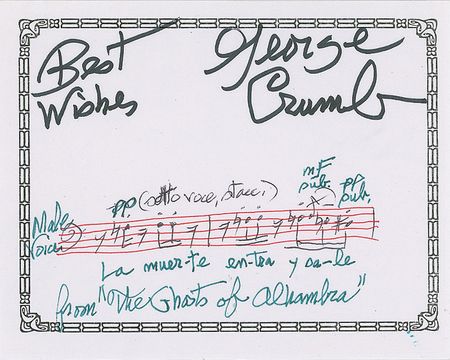 Lot #651 George Crumb - Image 2